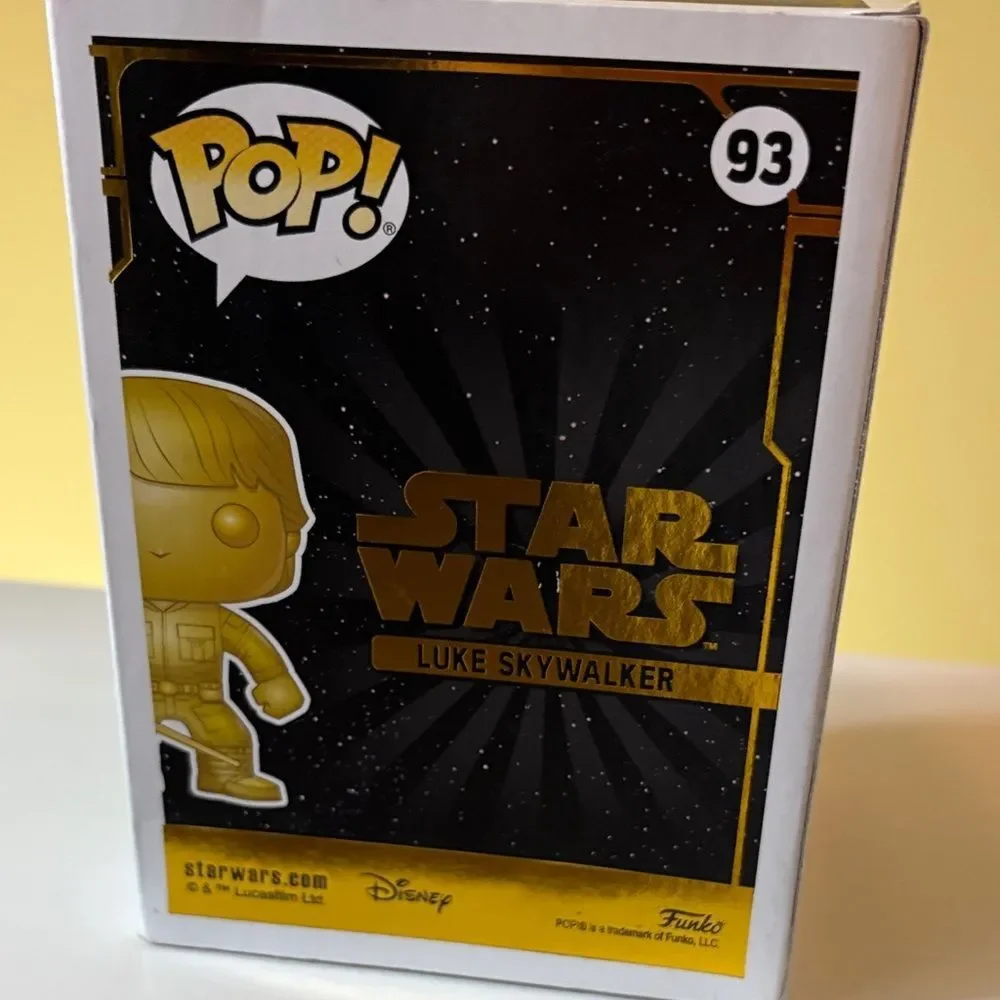 Funko Luke Skywalker Gold Collectible Figure
